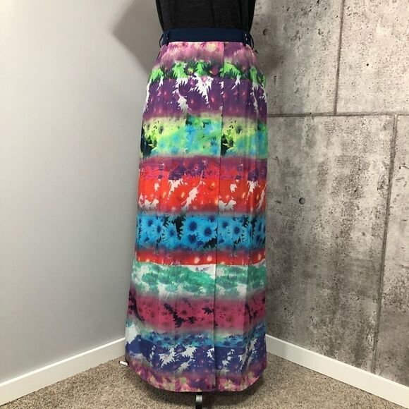 🚨 W118 Walter Baker Multicolor Floral Maxi Skirt - Picture 1 of 10
